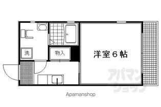 グレース白梅町【2-D号室】の間取り