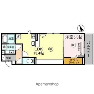 メリヤス手柄【2階】の間取り