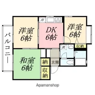 エクレールC・D棟【1階】の間取り