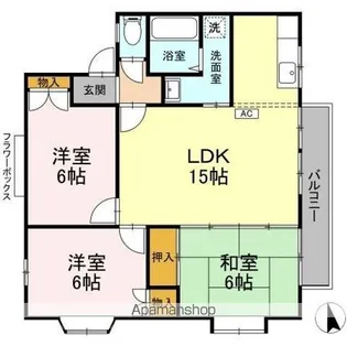 サンVパーク6【2階】の間取り