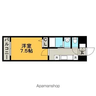 エクセレント比恵【9階】の間取り