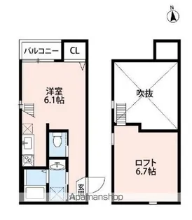 CASTILLOいのはな【1階】の間取り