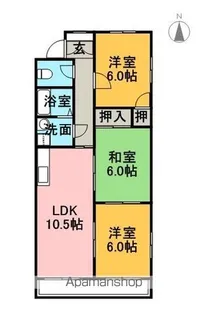 フォーユー青山【101号室】の間取り