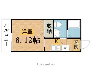 FERIO【103号室】の間取り