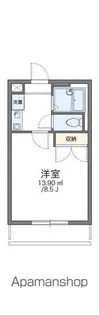 レオパレスルジュール【204号室】の間取り