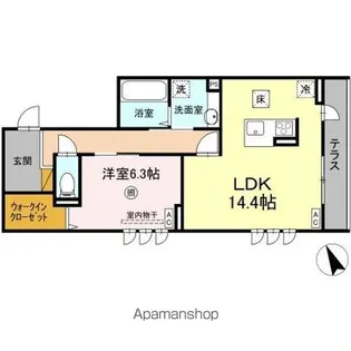 D’S LIEN (ディーズリアン) A【1階】の間取り