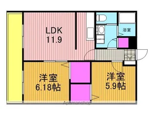 T.M.PLACEⅠ【2階】の間取り