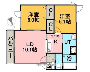 パークレジデンス森林公園【1階】の間取り