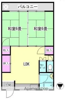 ドルフィン屋島【3階】の間取り