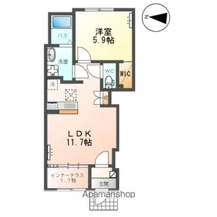 コンソラール【1階】の間取り