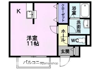 コータ・コートM【103号室】の間取り