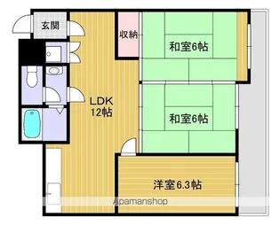 コンフォート北澤【3階】の間取り