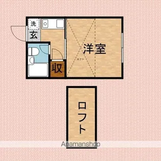 東北ハイム【201号室】の間取り