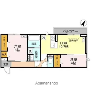 CLASSEUM 幸西 I【3階】の間取り