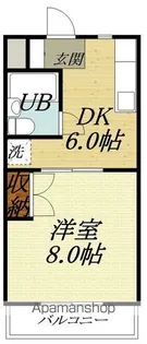 エコール北浜【3階】の間取り