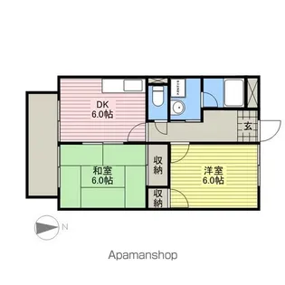 SURPLUS レオパレス A【2階】の間取り