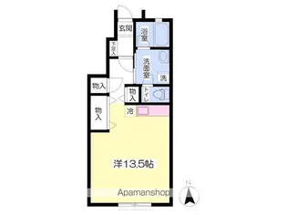 クレストハウス【1階】の間取り