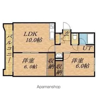 メゾン小林【305号室】の間取り