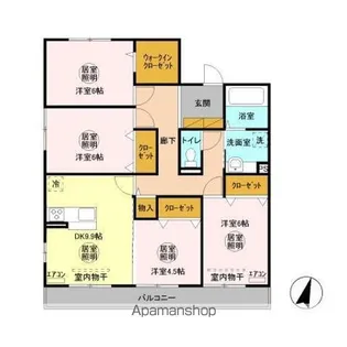 ルミウス B【3階】の間取り