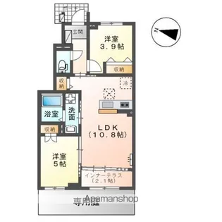 ベルスーズ【1階】の間取り