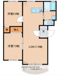マンションEMOTION【3階】の間取り