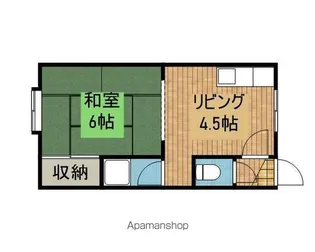 カレッジハウス若葉№1【301号室】の間取り
