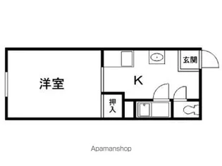 東パークハイツ【206号室号室】の間取り