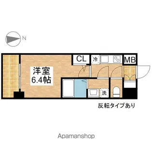 愛知県名古屋市中区千代田1丁目【マンション】の間取り