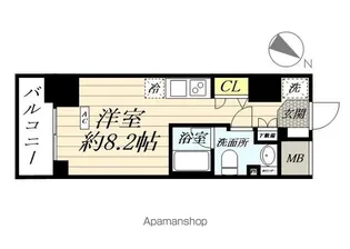 神奈川県横浜市鶴見区生麦1丁目【マンション】の間取り