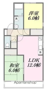 カーサ井上 C棟【1階】の間取り