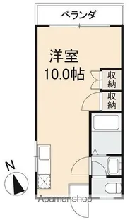 ウッドネスト香西【3階】の間取り
