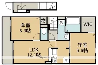 カルムⅢ【2階】の間取り