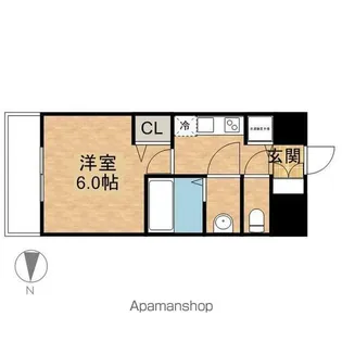 プレサンス錦プレミアム【4階】の間取り