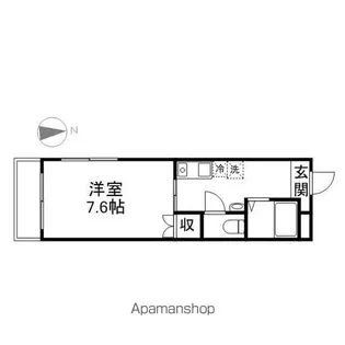 長野県長野市大字鶴賀七瀬【マンション】の間取り