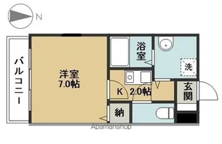 セントラルコート高道【3階】の間取り