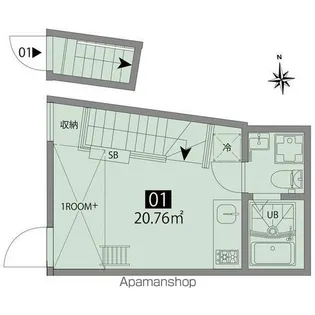 マツバラテラス【2階】の間取り