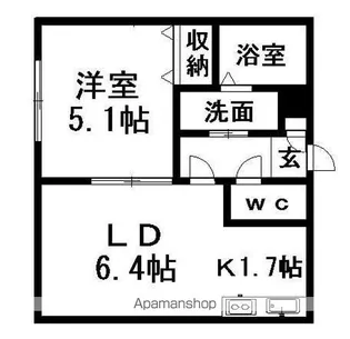 LONTERM清田【305号室】の間取り