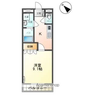 アムールハイム【1階】の間取り