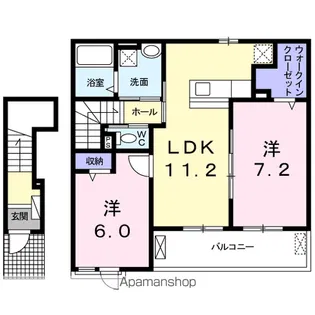 マルゴヒルズ【2階】の間取り