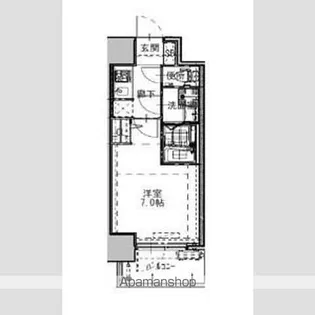 S-RESIDENCEドーム前千代崎【2階】の間取り