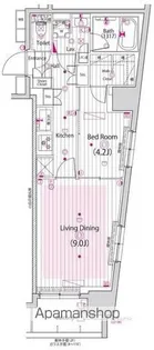 グランド・ガーラ横浜新子安【11F10号室】の間取り