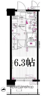 ガーラ・ヴィスタ横浜子安【3F-4号室】の間取り