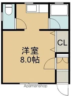 エルム堀川【102号室】の間取り