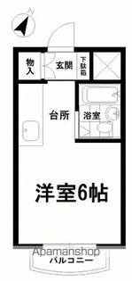 シャトーキミ【210号室】の間取り