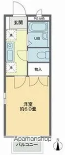 櫻ハウス大八木【1階】の間取り