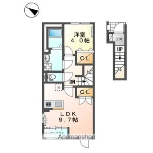 アヴニール【2階】の間取り
