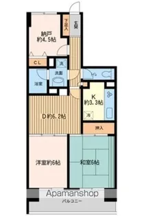 3DKの間取り画像