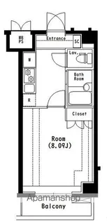 レジオス世田谷尾山台【3F-1号室】の間取り