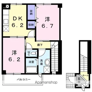 ノイ 自由ケ丘【2階】の間取り