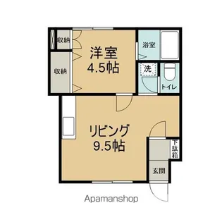 コーポ三愛A【103号室】の間取り